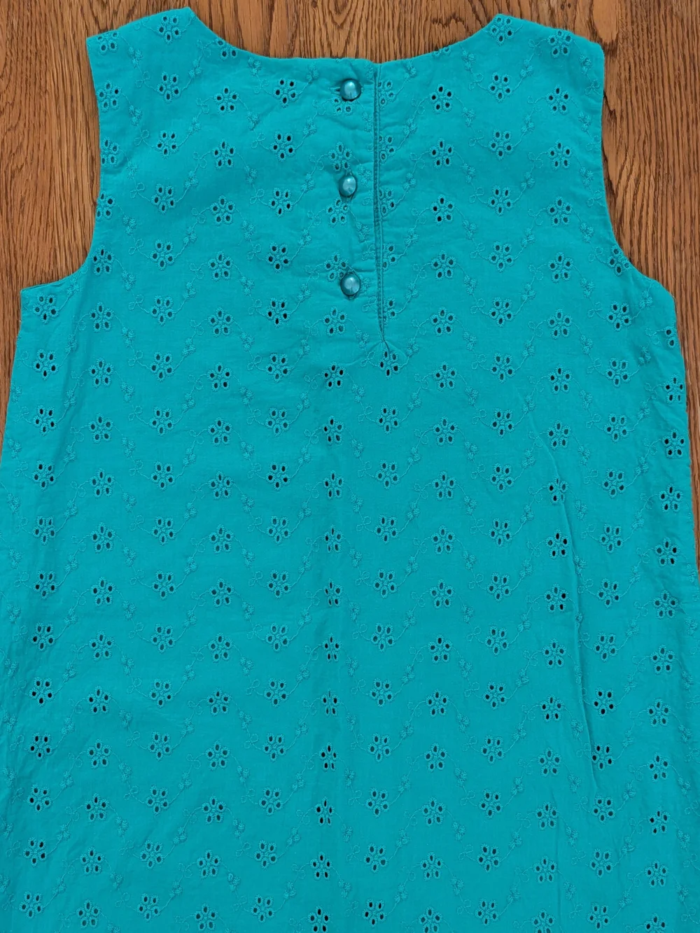 Gymboree Toddler Girls Aqua Eyeless Sleeveless Dress
